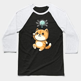 Funny idea cat! Baseball T-Shirt